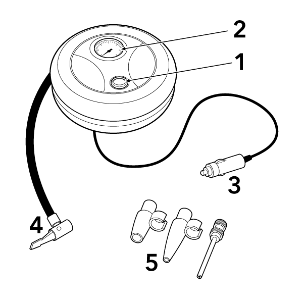 Voltime - mini compresor portabil