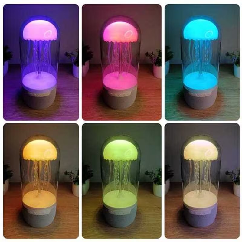 Lampă creativă cu meduze colorate 3 în 1 Bluetooth cu lumini pentru casă și birou