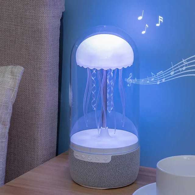 Lampă creativă cu meduze colorate 3 în 1 Bluetooth cu lumini pentru casă și birou