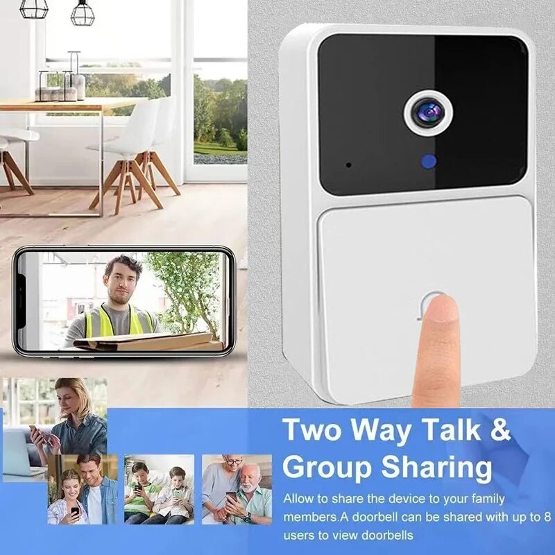 WIFI Video Soneria Camera Wireless Night Vision