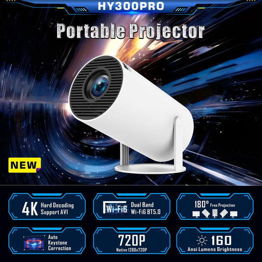 Proiector HY300 Pro Proiector portabil mic de divertisment Home Theatre